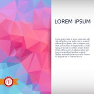 Abstract Colorful Triangles Background Vector N110