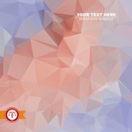 Abstract Colorful Triangles Background Vector N113