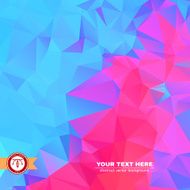 Abstract Colorful Triangles Background Vector N115