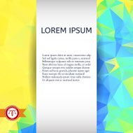Abstract Colorful Triangles Background Vector N120