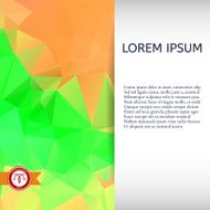 Abstract Colorful Triangles Background Vector N124