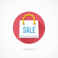 Vector Sale Bag Icon