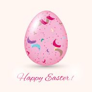 Easter Egg card Vector illustration N2