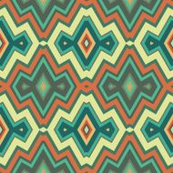 Color Abstract Retro Zigzag Vector Background N4