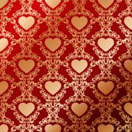 Vintage background with heart
