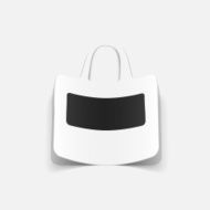 realistic design element bag N5