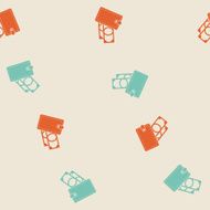 seamless background purse money N16