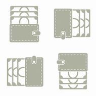 seamless background purse money N17