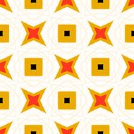 Seamless vector pattern with bold geometric shapes N4