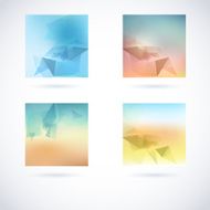 Abstract Blurry Hipster Background With triangles N3
