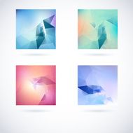 Abstract Blurry Hipster Background With triangles N4