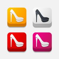 square button shoe N3