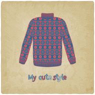 cute sweater old background N2