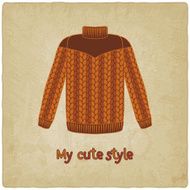 cute sweater old background N4
