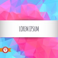 Abstract Colorful Triangles Background Vector N134