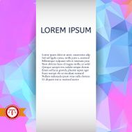 Abstract Colorful Triangles Background Vector N135