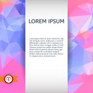 Abstract Colorful Triangles Background Vector N136