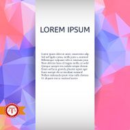 Abstract Colorful Triangles Background Vector N137