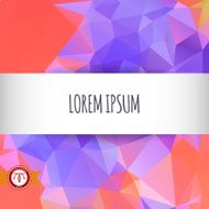 Abstract Colorful Triangles Background Vector N141