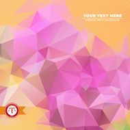 Abstract Colorful Triangles Background Vector N143