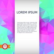 Abstract Colorful Triangles Background Vector N145