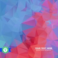 Abstract Colorful Triangles Background Vector N149