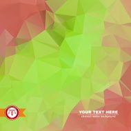 Abstract Colorful Triangles Background Vector N153