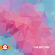 Abstract Colorful Triangles Background Vector N155