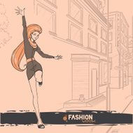 Urban fashion City and people N4