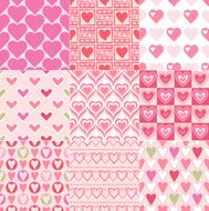 Seamless heart pattern N7