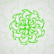Tribal tattoo - abstract background N3