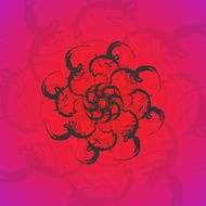 Tribal tattoo - abstract background N6