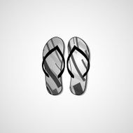 Abstract illustration on flip flops N83