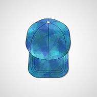 Abstract illustration on peaked cap N75