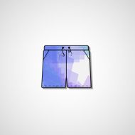 Abstract illustration on shorts N89