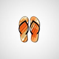 Abstract illustration on flip flops N85