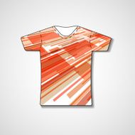 Abstract illustration on t-shirt N71