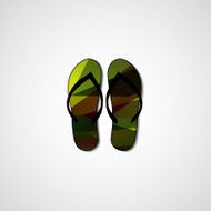 Abstract illustration on flip flops N86