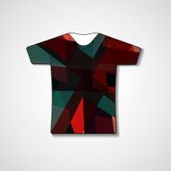 Abstract illustration on t-shirt N72