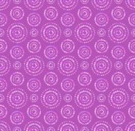 Dots circles seamless pattern in shades of lilac