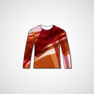 Abstract illustration on sweater N81