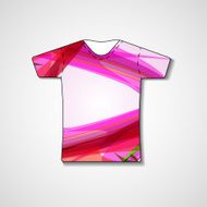 Abstract illustration on t-shirt N74