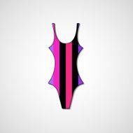 female swimsuit isolated N90