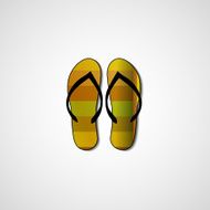 Abstract illustration on flip flops N88