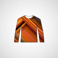 Abstract illustration on sweater N83