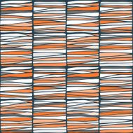 Seamless pattern with abstract geometric doodle ornament N16