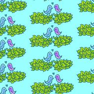 Birds seamless pattern N9