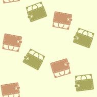 seamless background purse money N32