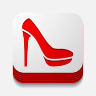square button shoe N4
