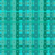 Abstract aquamarine cells